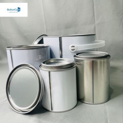 Lưu trữ dung môi công nghiệp 4 lít 1 gallon Tinplate Can For Chemical Adhesives CMYK Printing