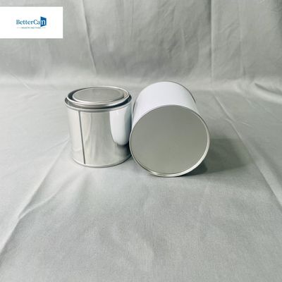 Bàn sơn tròn rỗng 2,5 lít lon bột 500ml sơn tròn lớp phủ trắng