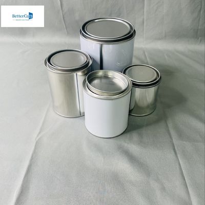 250ml sơn hộp thiếc nhỏ tròn 500ml thùng thiếc với nắp