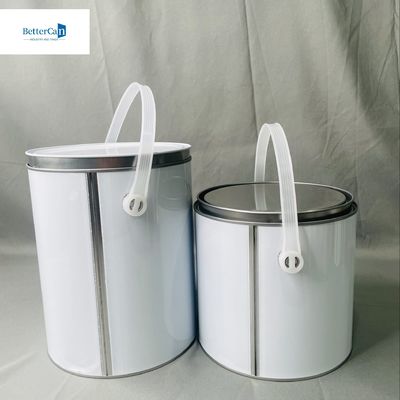 1 gallon màu tròn kim loại thép thép chứa 3,75 lít kích thước tùy chỉnh