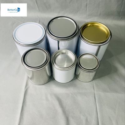 500ml Kim chất tròn 250ml hộp sơn rỗng Độ dày 0,23mm