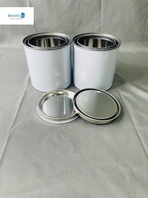500ml Kim chất tròn 250ml hộp sơn rỗng Độ dày 0,23mm