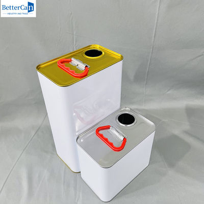 Rỗng 5L Sơn Tin hình chữ nhật Tin Can Sơn nhỏ