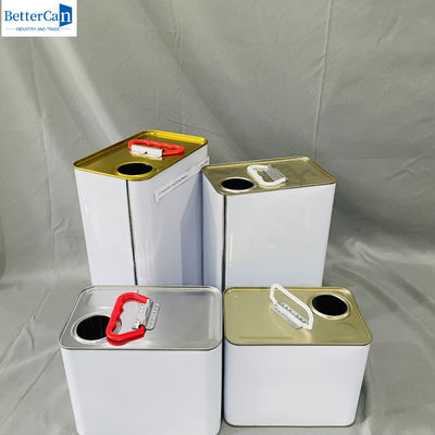 Rỗng 5L Sơn Tin hình chữ nhật Tin Can Sơn nhỏ