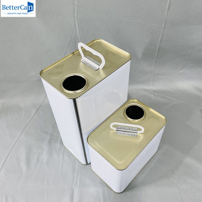 Rỗng 5L Sơn Tin hình chữ nhật Tin Can Sơn nhỏ