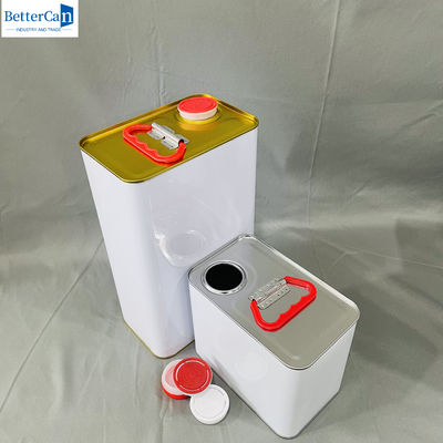Xô sơn trắng 1gallon hộp sơn ô tô 4L hộp sơn kim loại trống