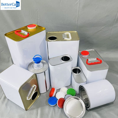 Xô sơn trắng 1gallon hộp sơn ô tô 4L hộp sơn kim loại trống