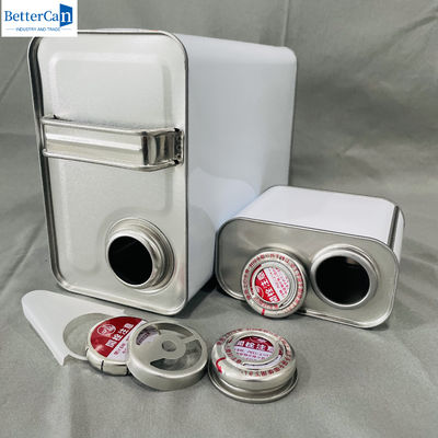 1 gallon dầu động cơ kim loại Tin hộp với phong tỏa Cap dầu động cơ kim loại cầm