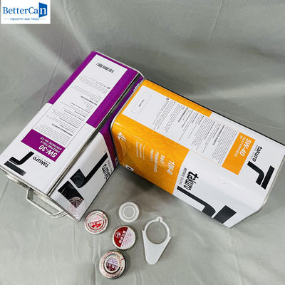 Máy dầu kim loại tay cầm 4 lít trống Tin lon với Metal Cap ODM 1 gallon Pacakge