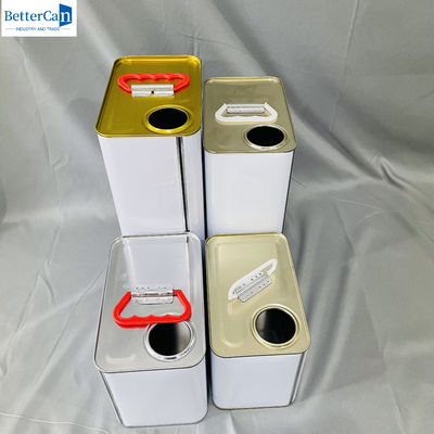 250ml Vật liệu đóng gói sơn 5 lít lon kim loại với hộp nhựa