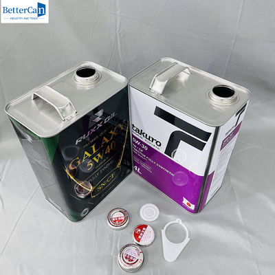 1 gallon dầu động cơ kim loại Tin hộp với phong tỏa Cap dầu động cơ kim loại cầm