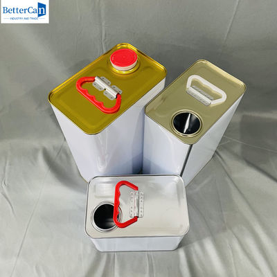 250ml Vật liệu đóng gói sơn 5 lít lon kim loại với hộp nhựa