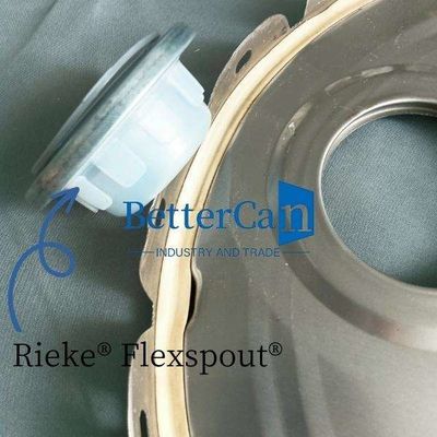 0.35mm Độ dày Tin Bucket Lid With Rieke Flexspout Tin Accessories 0,38mm Gauge Bucket Lid