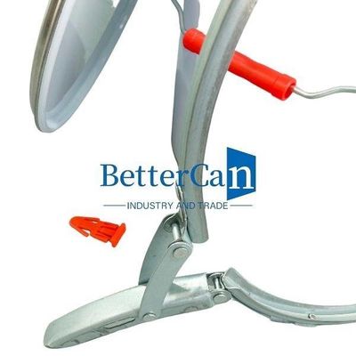 Thùng bọc thép với khóa Hoop Tin phụ kiện 0,38mm Gauge Bucket Lid Metal Cover OEM Thickness