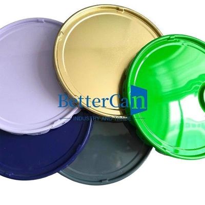 Vỏ thiếc vàng với khóa Hoop Tin phụ kiện hoa Lug nắp 0.38mm Gauge OEM Độ dày và màu sắc